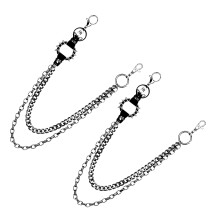 4Pièces Jean Métal Punk Rivets Cloutés Accessoire Stylé