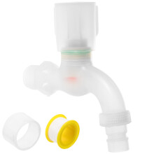 2Pcs Plastic Single Spout Faucet Handle for Washing Machine Taps