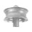 2Pièces Jante Arrière Mini Argent Aluminium Adaptée Scooter 2