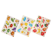 9Pièces Jeu Montessori Bois Assorti - Puzzle Tri Motricité Enfants