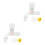 2Pcs Plastic Single Spout Faucet Handle for Washing Machine Taps 4