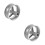 2Pièces Jante Arrière Mini Argent Aluminium Adaptée Scooter 6