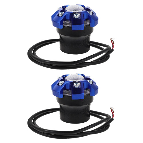 4Pairs Motorbike Frame Sliders Front Fork Caps Lights Easy Install 1