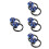 4Pairs Motorbike Frame Sliders Front Fork Caps Lights Easy Install 3