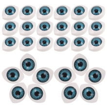 300Pcs Durable Resin Craft Eyes Oval Shape Multi Color for Dolls