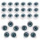 300Pcs Durable Resin Craft Eyes Oval Shape Multi Color for Dolls 1