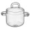 2Pièces Casseroles Vitrées Transparentes Couvercle Pour Mijotage 1