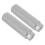 2Paires Repose-Pieds Aluminium Durable Argent Pour Scooter 1