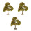 3Pcs Miniature Artificial Trees Green for Sand Table DIY Craft Scenery 8