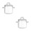 2Pièces Casseroles Vitrées Transparentes Couvercle Pour Mijotage 6
