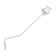 6 in 1 Vertical Key of C Middle School Advanced Clamp Style Silver Sheet Music Clip, Standing Key of C Sheet Music Clamp
