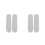 2Paires Repose-Pieds Aluminium Durable Argent Pour Scooter 7