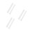 6Pièces Baguettes Acryliques Blanches Mallets Harmonie 8