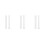 6Pièces Baguettes Acryliques Blanches Mallets Harmonie 9