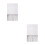 2Pcs White Brick Wall Scene Photography Backdrop Cloth Durable Decor 9