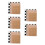 15Pcs Foldable Light Brown Chess Board Portable Dual-Sided Xiangqi Mat 6
