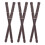 30Pcs Floating Shelf Brackets Heavy Duty Dark Brown Concealed Hardware 1