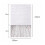 2Pcs White Brick Wall Scene Photography Backdrop Cloth Durable Decor 10