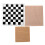 15Pcs Foldable Light Brown Chess Board Portable Dual-Sided Xiangqi Mat 3