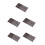 30Pcs Floating Shelf Brackets Heavy Duty Dark Brown Concealed Hardware 8