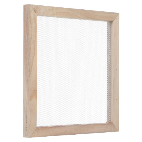 5Pièces Ensemble Cadres Bois Naturel Pour Papier DIY Coloré 2