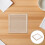 5Pièces Ensemble Cadres Bois Naturel Pour Papier DIY Coloré 11