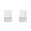 2Pcs White Brick Wall Scene Photography Backdrop Cloth Durable Decor 8