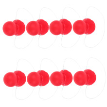 40Pcs Red Clown Nose with Stretchy Band for Fun Carnival and Cosplay