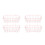 4Pièces Rose En Métal - Râtelier Pour Cage 6