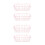 4Pièces Rose En Métal - Râtelier Pour Cage 8
