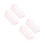 4Pièces Rose En Métal - Râtelier Pour Cage 9