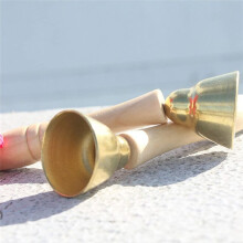 Strike the Brass Bell Kidcraft Playset Kid Instrument Restaurant Call Bell Small Hand Bells