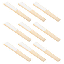 9Pièces Éventails Blancs En Papier Bois À Peindre Créer DIY