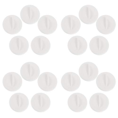24Pièces Couvercles Rond Plastique 1,5 Hydroponique