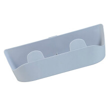 10Pcs Grey Self-Adhesive Wall-Mounted Slippers and Shoes Rack