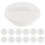 24Pièces Couvercles Rond Plastique 1,5 Hydroponique 8