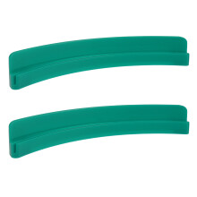 2Pièces Support De Cartes De Poker Vert En Plastique ABS, Rack Incurvé