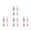 8Pcs Lightweight DIY Nail Art Drill Pens with Precise Pointed Tips 7