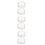 6Pièces Support Casquettes Gonflable PVC Voyage 6
