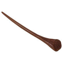 3Pcs Brown Wood Hair Sticks Vintage Chinese Hairpin for Girls Parties