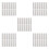250Pcs White Kraft Paper Lip Balm Packaging Boxes Sturdy & Protective 6