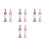 8Pcs Lightweight DIY Nail Art Drill Pens with Precise Pointed Tips 9