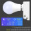 2PCS E27 Lampholder Nut Socket with PIR Motion Sensing  Lamp Holder Nut Socket Bulb Socket AC 85V-265V 3