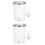 2Pcs Self Stirring Coffee Mug White ABS Stainless Steel for Kitchen 7