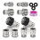 Conexões de Conexão Rápida para Lavadora de Pressão de 10 Pacotes,  M22-14mm para Kit de Conexão Rápida de 3/8 Polegadas 2