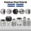 Conexões de Conexão Rápida para Lavadora de Pressão de 10 Pacotes,  M22-14mm para Kit de Conexão Rápida de 3/8 Polegadas 3