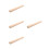 4Pcs Light Brown Wooden Muddler for Grinding Ergonomic Cocktail Tool 10