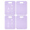 16Pièces Support De Pliage Violet Portable Résistant 1