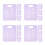 16Pièces Support De Pliage Violet Portable Résistant 7