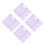 16Pièces Support De Pliage Violet Portable Résistant 5